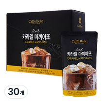 카페베네 커피 파우치 카라멜마끼아또, 190ml, 30개