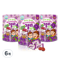 프리바이오틱 유산균 비타민 구미젤리, 15정, 6개