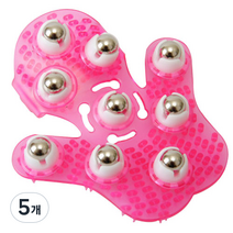 TP 스포츠 장갑형 전신 마사지기, 5개, 핑크