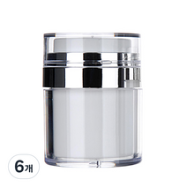 에어리스 백색 진공 크림 용기 30g, 6개