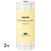기본에 여러 번 빨아쓰는 행주 35매 민트레몬, 35매입, 2개