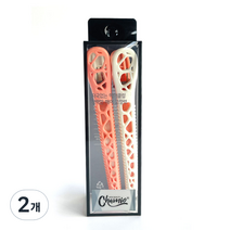 차미오 헤어커트 드라이핀셋 2p, 핑크, 화이트, 2개