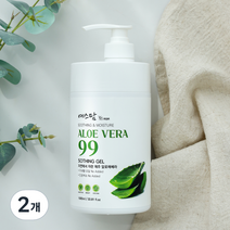 예스맘 알로에베라 99 수딩젤, 1000ml, 2개