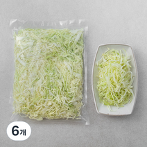 곰곰 샐러드용 양배추 채, 500g, 6개