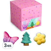 유니끄 파라다이스 비쥬얼 버터플 85g + 꽃90g + 파인트리 60g 바스밤 세트, 3세트