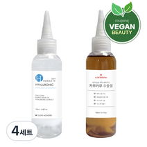 글로우몬스터 카무카무 추출물 원액 100ml + 저분자 히알루론산 1% 원액 100ml, 4세트