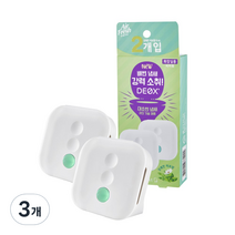 에어후레쉬 데옥스 화장실용 비치형 방향제 2p, 12ml, 3개, 허브향