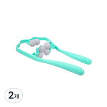 마스문도 롤링볼 목 어깨 척추 마사지기, 블루, 2개