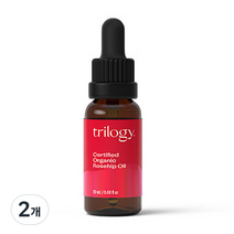 트릴로지 오가닉 로즈힙 오일, 20ml, 2개
