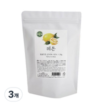 리얼홈즈 동결건조 레몬, 20g, 3개, 3개