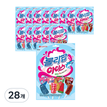 롯데제과 롤리팝 아이스 캔디 12p, 132g, 28개