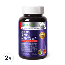 뉴트리디데이 프리미엄 루테인 오메가3골드 3개월분, 90정, 2개