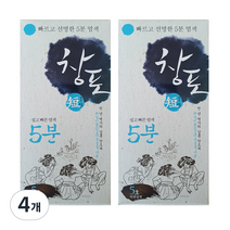 중외제약 창포단 염색제, 5호 자연갈색, 4개