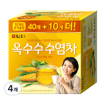 담터 옥수수 수염차, 1.5g, 50개입, 4개