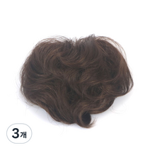 끌레오라미 중년 여성 정수리 부분가발 D631, 밝은갈색, 3개