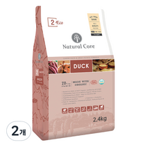 네츄럴코어 전연령 에코2 건식사료, 오리, 2.4kg, 2개