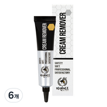 미앤비즈 전문가용 속눈썹 글루 크림 리무버, 20g, 6개