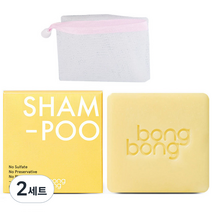 봉봉프랜즈 봉봉 유아 샴푸바 100g + 거품망 랜덤발송, 2세트