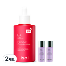 아이소이 불가리안 로즈 모이스춰라이ZIP 크림 앰플 70ml + 모이스처 토닉 에센스 8ml x 2p, 2세트