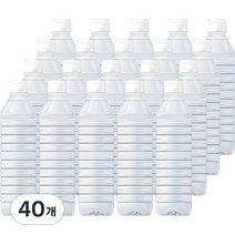 지리산물하나 eco 생수 무라벨, 500ml, 40개