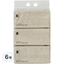 생활공작소 뽑아쓰는 키친타올 무표백, 100개입, 6개