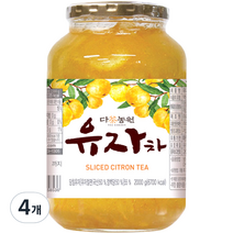 다농원 유자차, 2kg, 4개