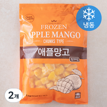 자연원 애플망고 청크타입 (냉동), 1kg, 2개