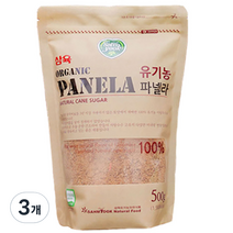 삼육 유기농 파넬라 설탕, 500g, 3개
