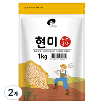 엉클탁 국산 현미, 1kg, 2개