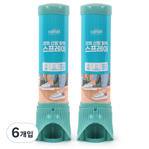 코멧 신발 탈취 스프레이, 100ml, 6개입