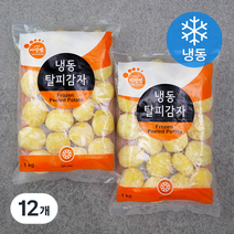 마당발 탈피감자 (냉동), 1kg, 12개