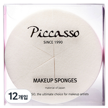 피카소 메이크업 원형 스펀지, 12개입