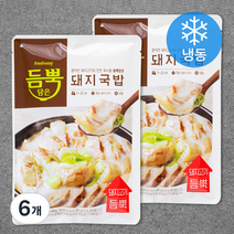 듬뿍담은 돼지국밥 1~2인분 (냉동), 450g, 6개