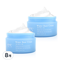 맑을담 워터 베이스 수분 크림, 90ml, 8개