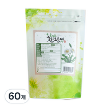 우리들 흰민들레차 티백, 1g, 60개