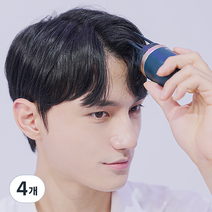 포뷰트 남성용 스피어 포마드 헤어브러쉬, 4개, 딥 그린