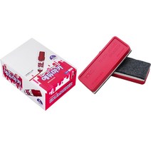 라인플러스 에듀마카 12p + 토탈 화이트 보드 지우개 2p, 적색(마카), 1세트