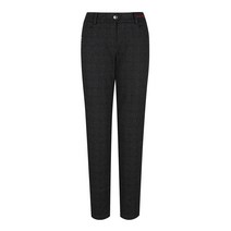 까스텔바작 여성용 스트레치 기모 체크 슬림 팬츠 BGAWPT704