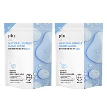 플루 내추럴 버블 핸드워시 리필 플로럴향, 450ml, 2개