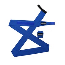 제로투히어로 면 헬스 손목보호대 BLUE 양쪽 세트, 1세트