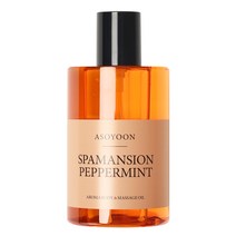아소윤 스파맨션 아로마 바디 마사지 오일 페퍼민트, 1개, 400ml