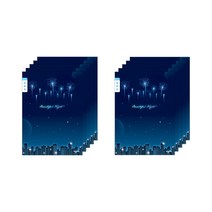 아이비스 남아용 초등3~6 좁은칸 알림장 11597, 불꽃놀이, 10개