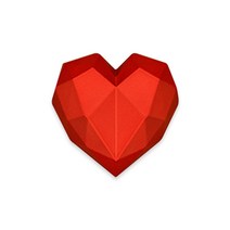 디씨네트워크 하트 차량용 방향제 매트레드 클린코튼, 1세트, 클린코튼향