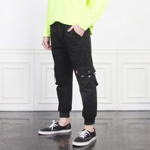더마인드 남성용 포켓 카고 조거 팬츠 1P24