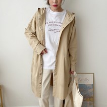 데어렌 루즈핏 후드 야상 코트 JK3141K0C