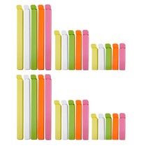라이크하우스 봉지 밀폐클립 밀봉집게 소 10p + 중 10p + 대 30p 세트, 랜덤발송, 1세트