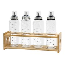 티도요 캡 오일병 500ml 4p +하트 4구 거치대, 1세트