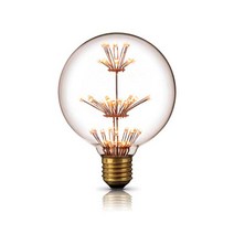 씨티라이팅 LED 에디슨 램프 전구 은하수 눈꽃 필라멘트 G95, 전구색