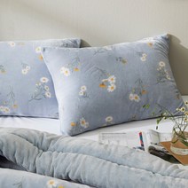 캐모마일극세사 베개커버 2p