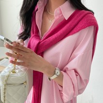 여성용 컬러풀 숄 가디건 #22290